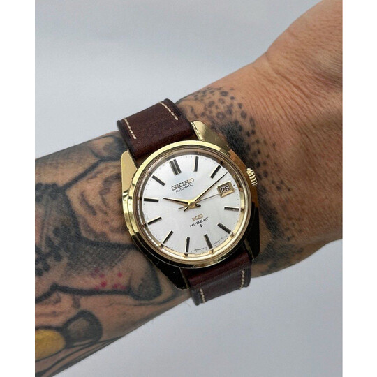37mm • 1970 King Seiko 56KS 5625-7000 Gold Plated Automatic Hi-Beat